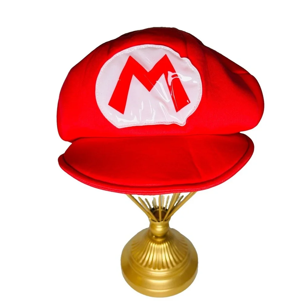 Nintendo Super Mario Red Costume Hat Cosplay Halloween Dress Up Party Cap